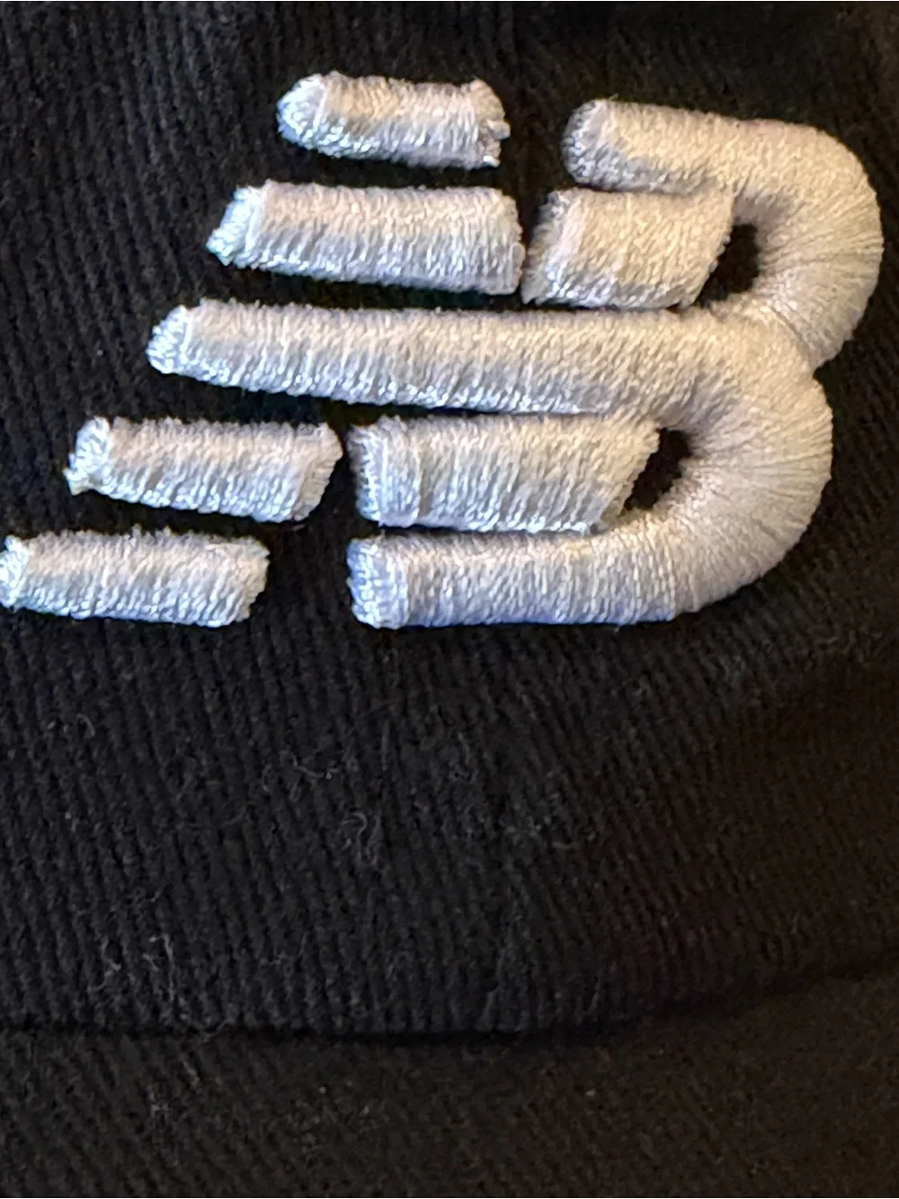 New Balance Hat Black One Size Adjustable Embroidered Classic Running